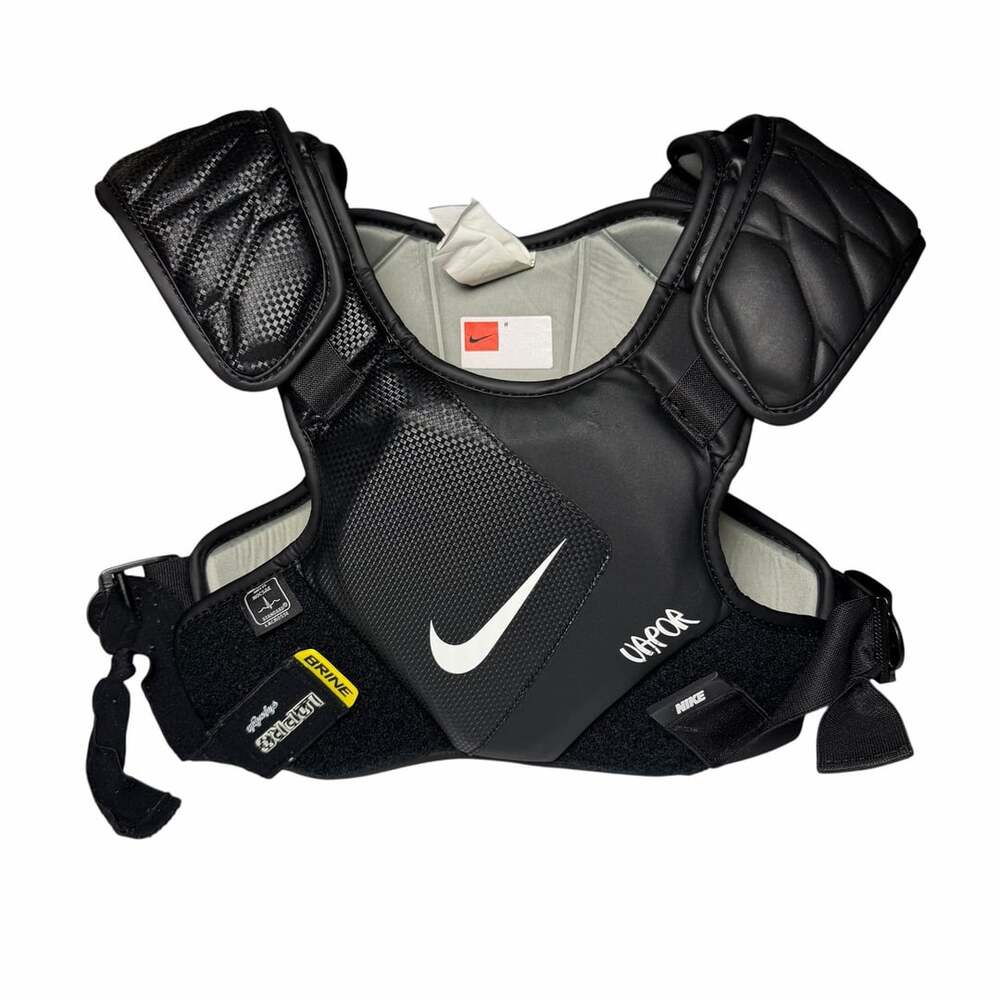 Nike Vapor Shoulder Pad Medium Black Lacrosse